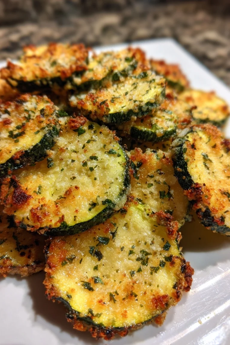 Easy Air Fryer Zucchini Parmesan
