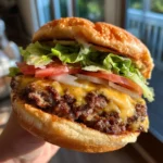 Easy Ground Beef Burger