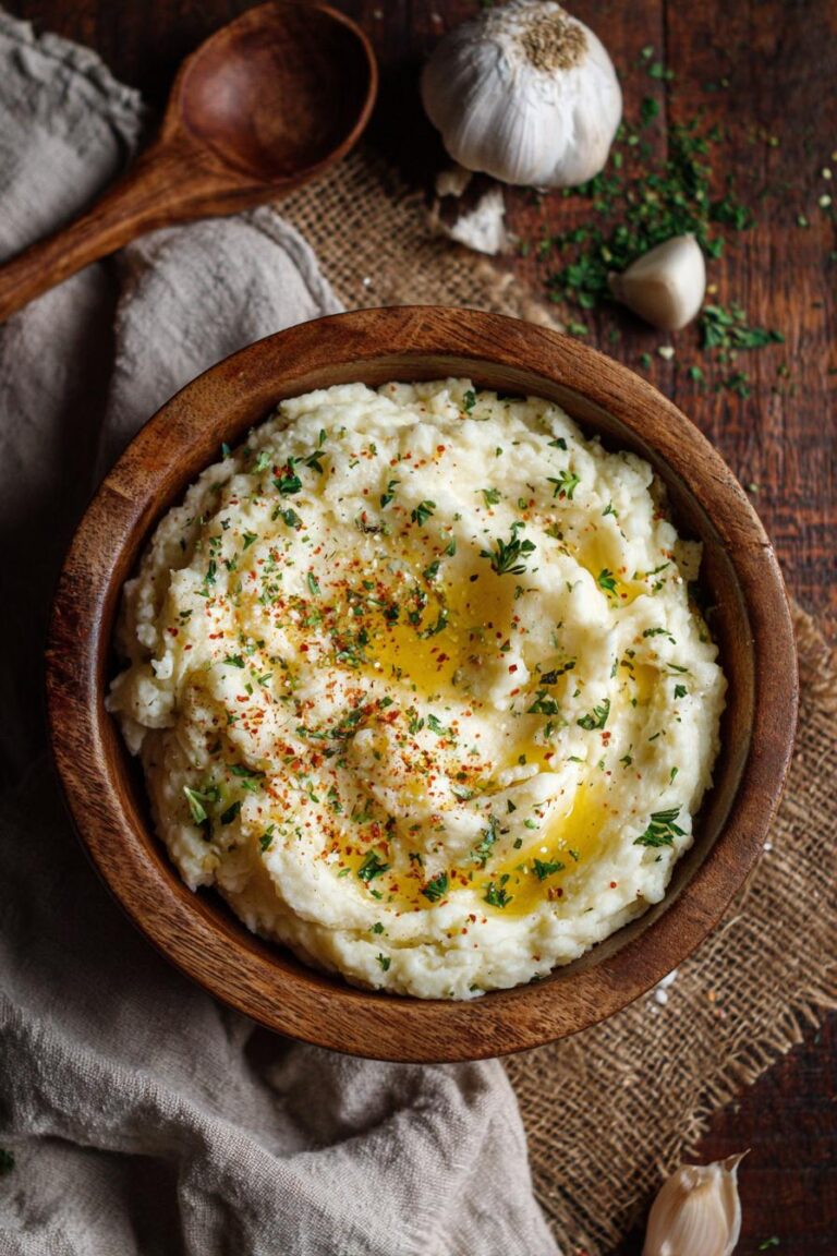 Garlic Butter Mashed Potatoes