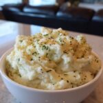 Garlic Parmesan Mashed Cauliflower