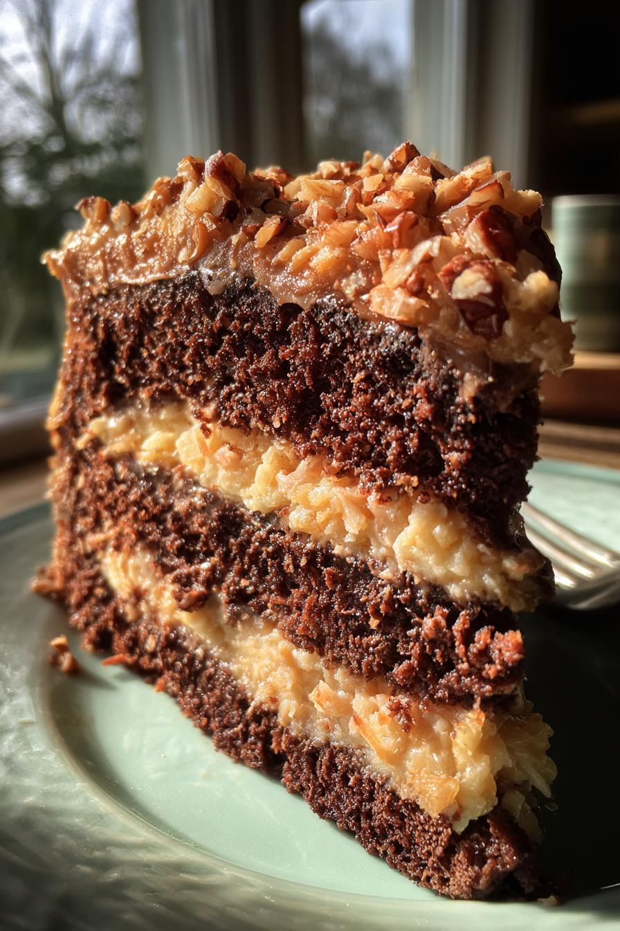 German Chocolate Paradise Cake