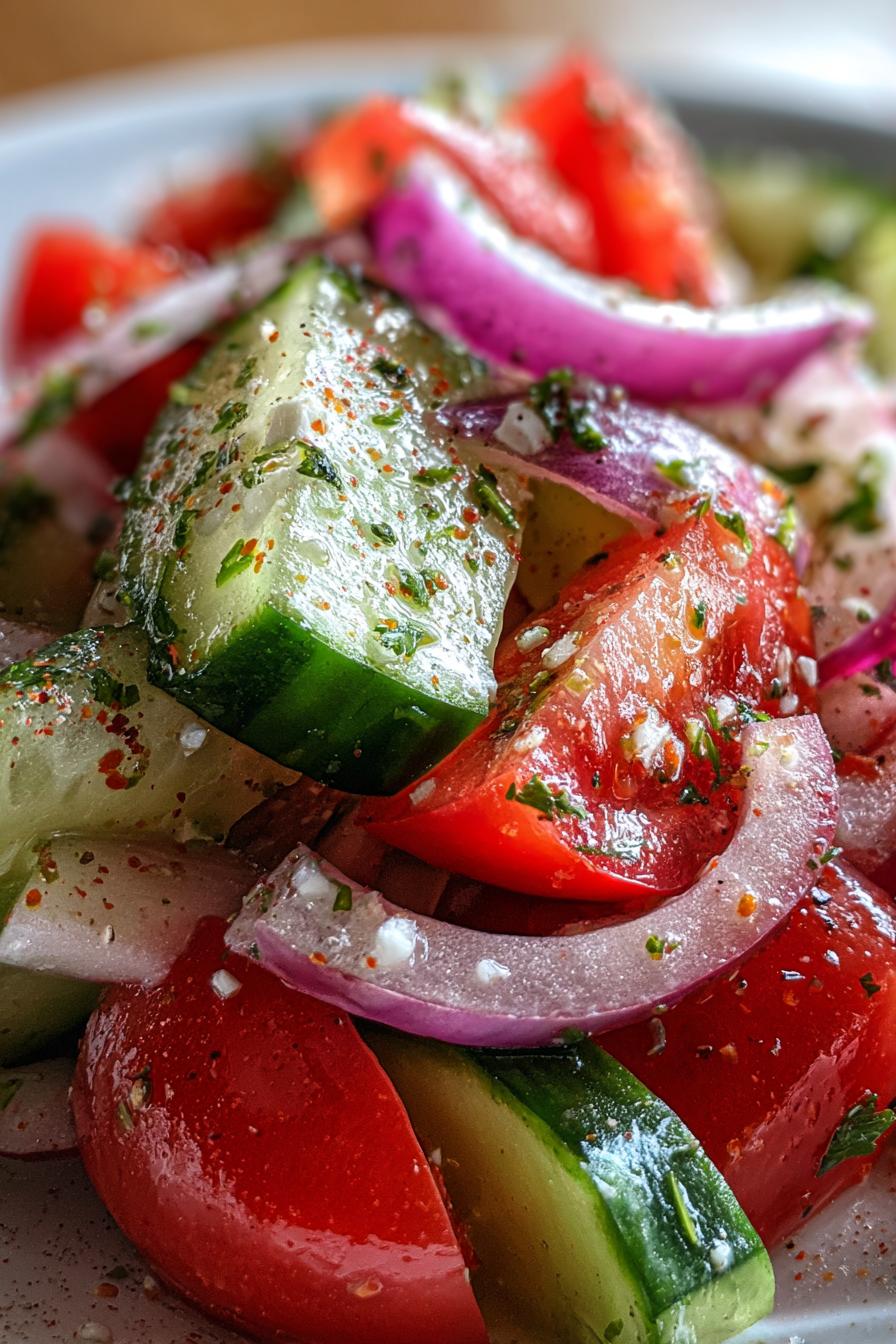 Greek Cucumber Tomato Salad
