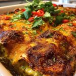 Green Chile Chicken Enchiladas