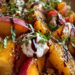 Grilled Peach & Burrata Salad