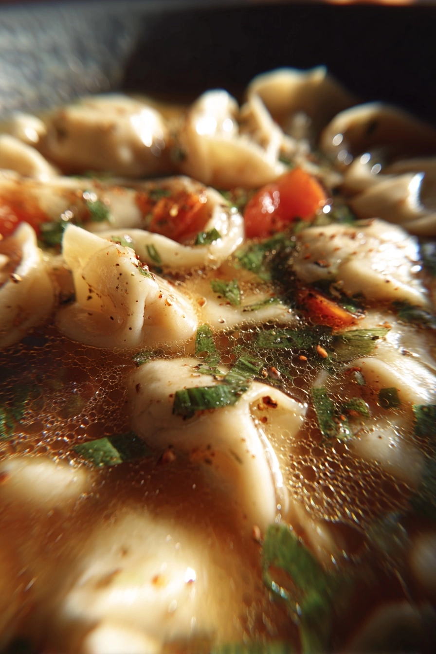 Gyoza Soup (Japanese Dumpling Soup)