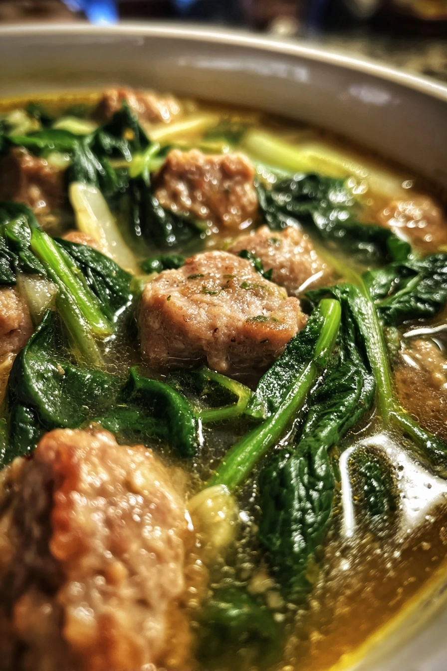 Hearty Sausage Spinach Soup You’ll Crave Again and...