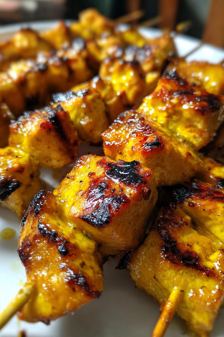 Honey Butter Chicken Skewers