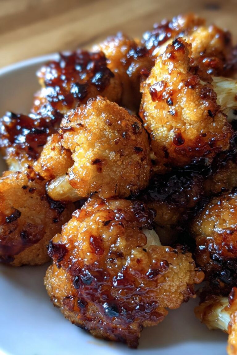 Honey Garlic Cauliflower