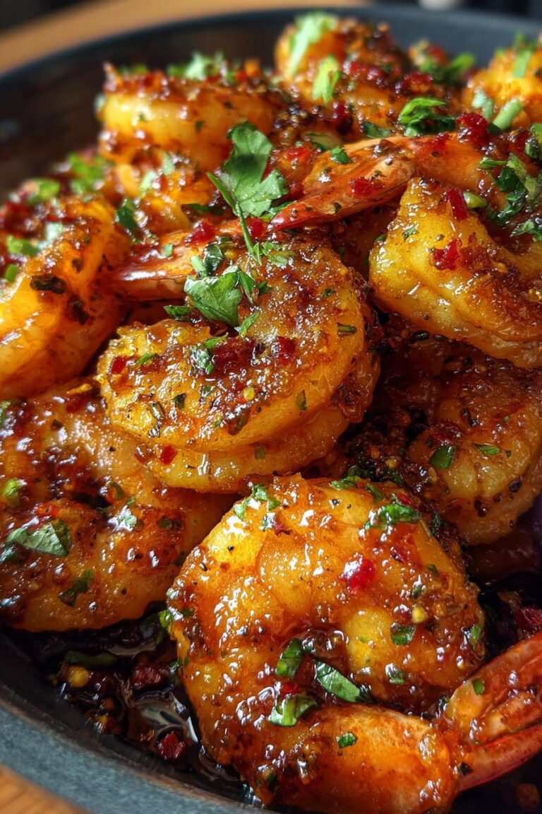 Honey Sriracha Shrimp
