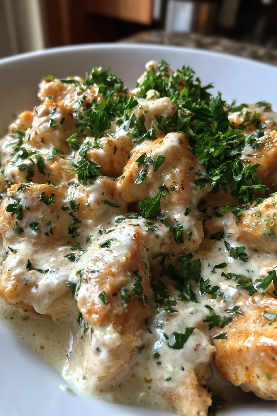 Irresistible Creamy Ranch Chicken CrockPot â€“ Easy Dinner Delight!