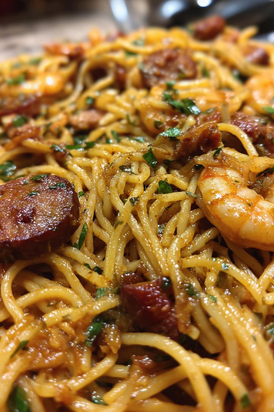Jambalaya Pasta Cajun Style