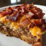 Keto Bacon Cheeseburger Casserole