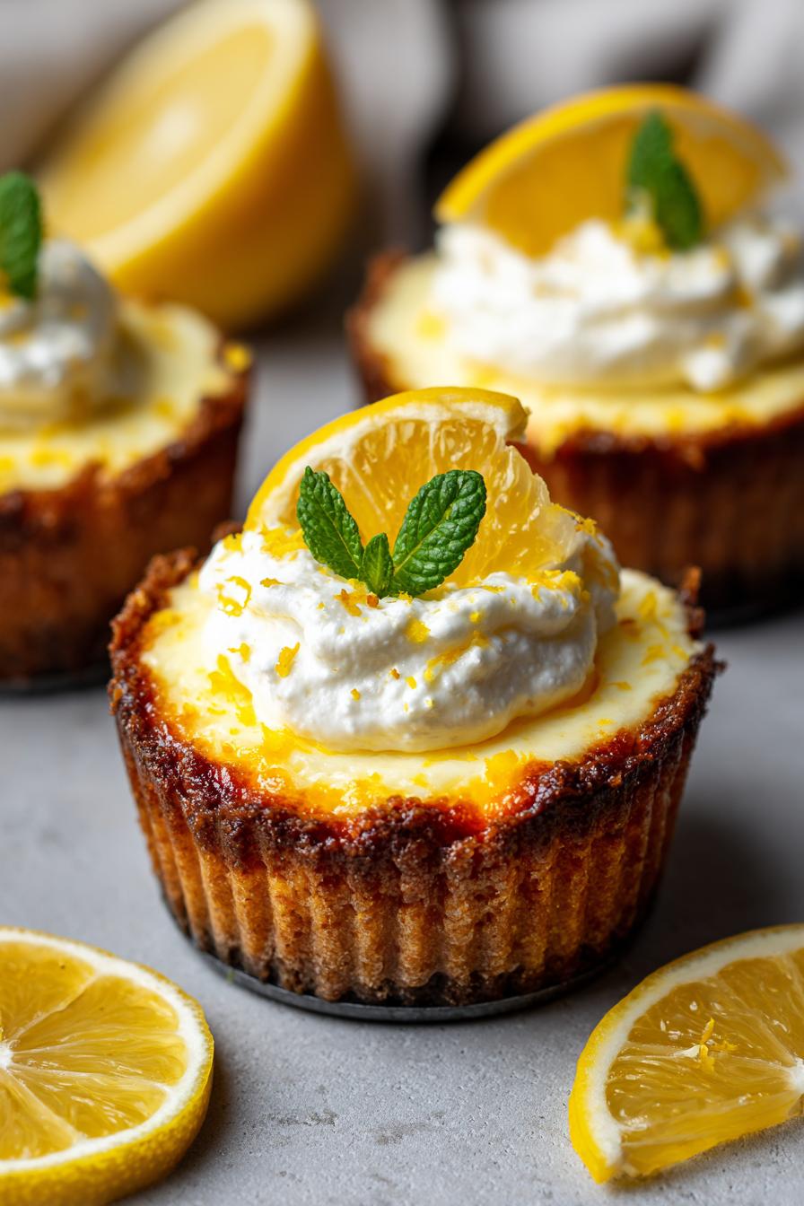 Keto Lemon Cheesecake Cups