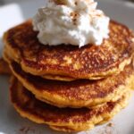 Keto Pumpkin Spice Pancake Stack