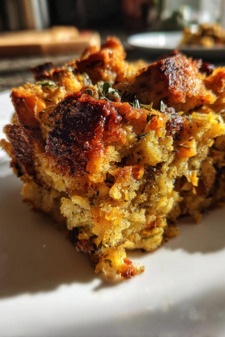 Kimchi Stuffing With Sage & Chestnuts