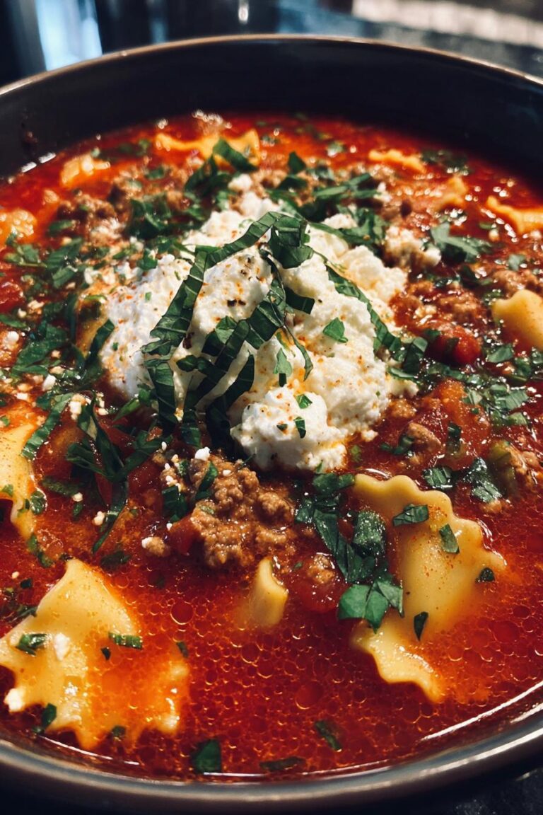 Lasagna soup takes all of the best qualities of lasagna and transforms them into a delicious soup!