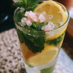 Lemon Detox Water with Pink Salt and Mint