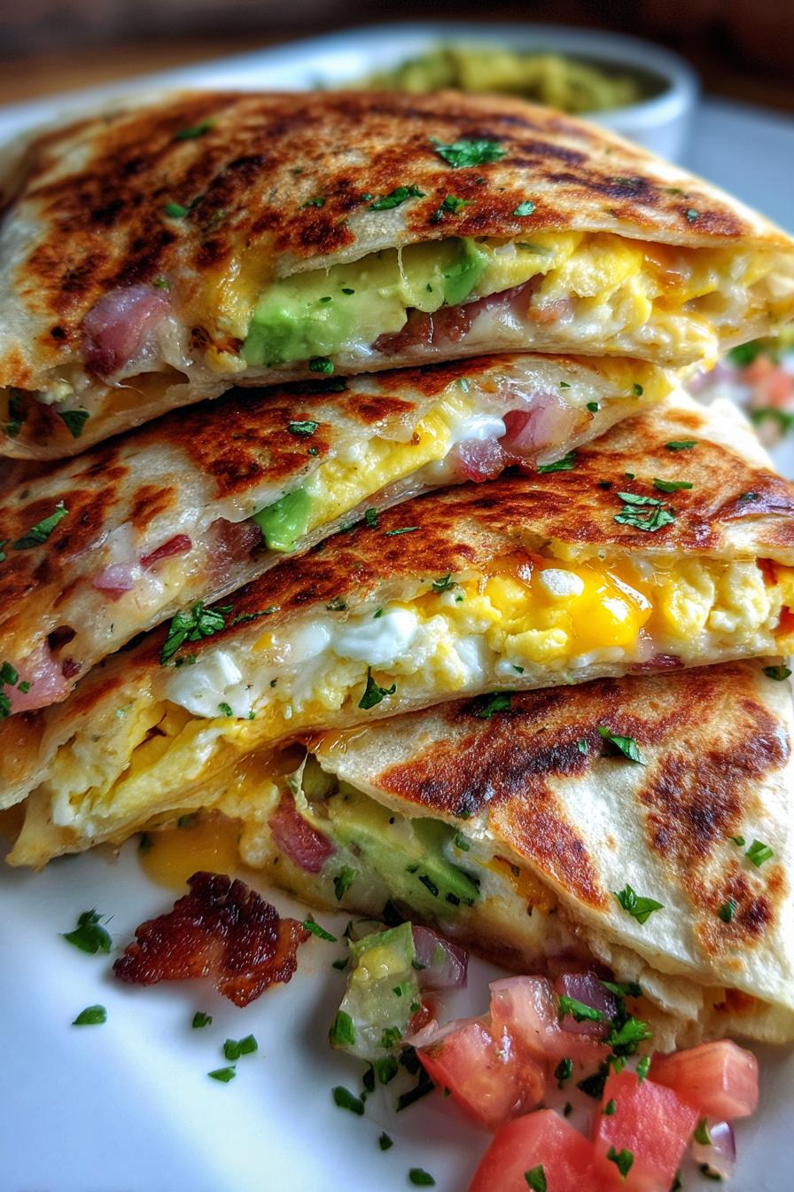 Loaded Breakfast Quesadilla