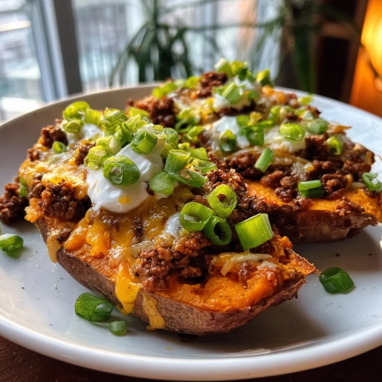 Loaded Chipotle Beef Sweet Potato Skins