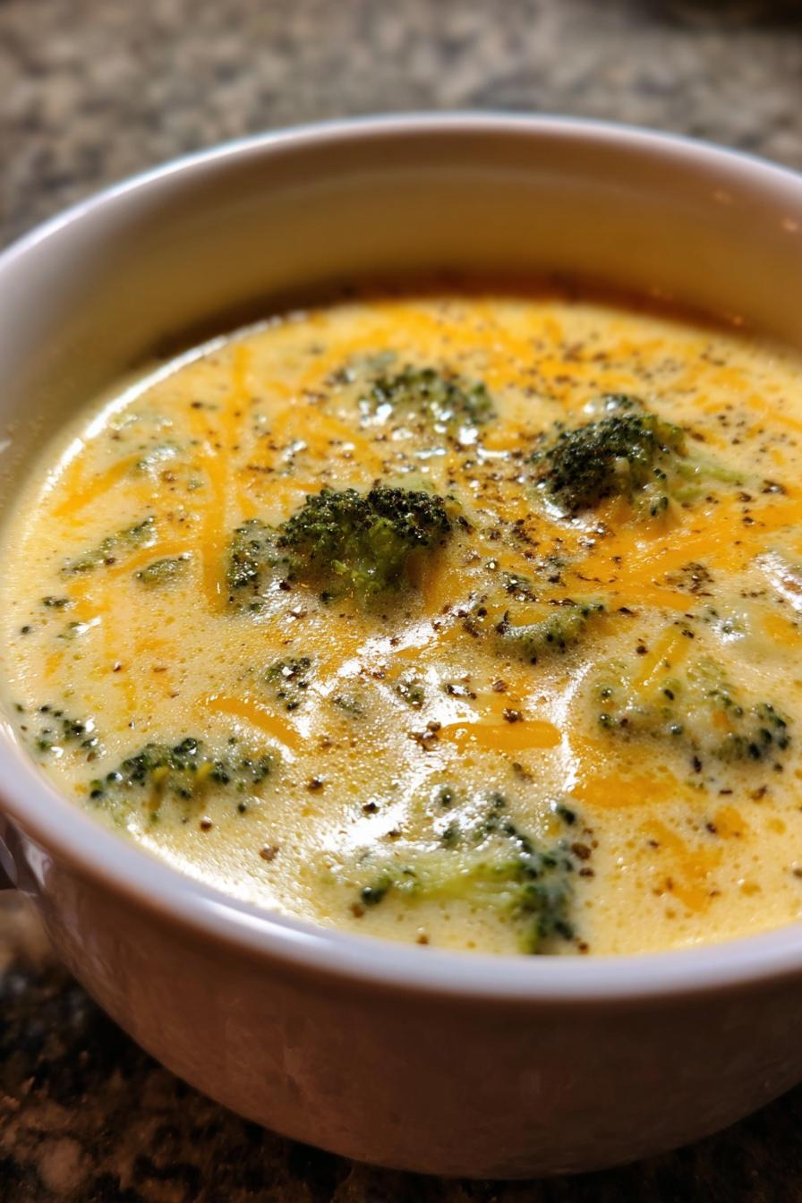 Low-Carb Broccoli Cheddar Soup