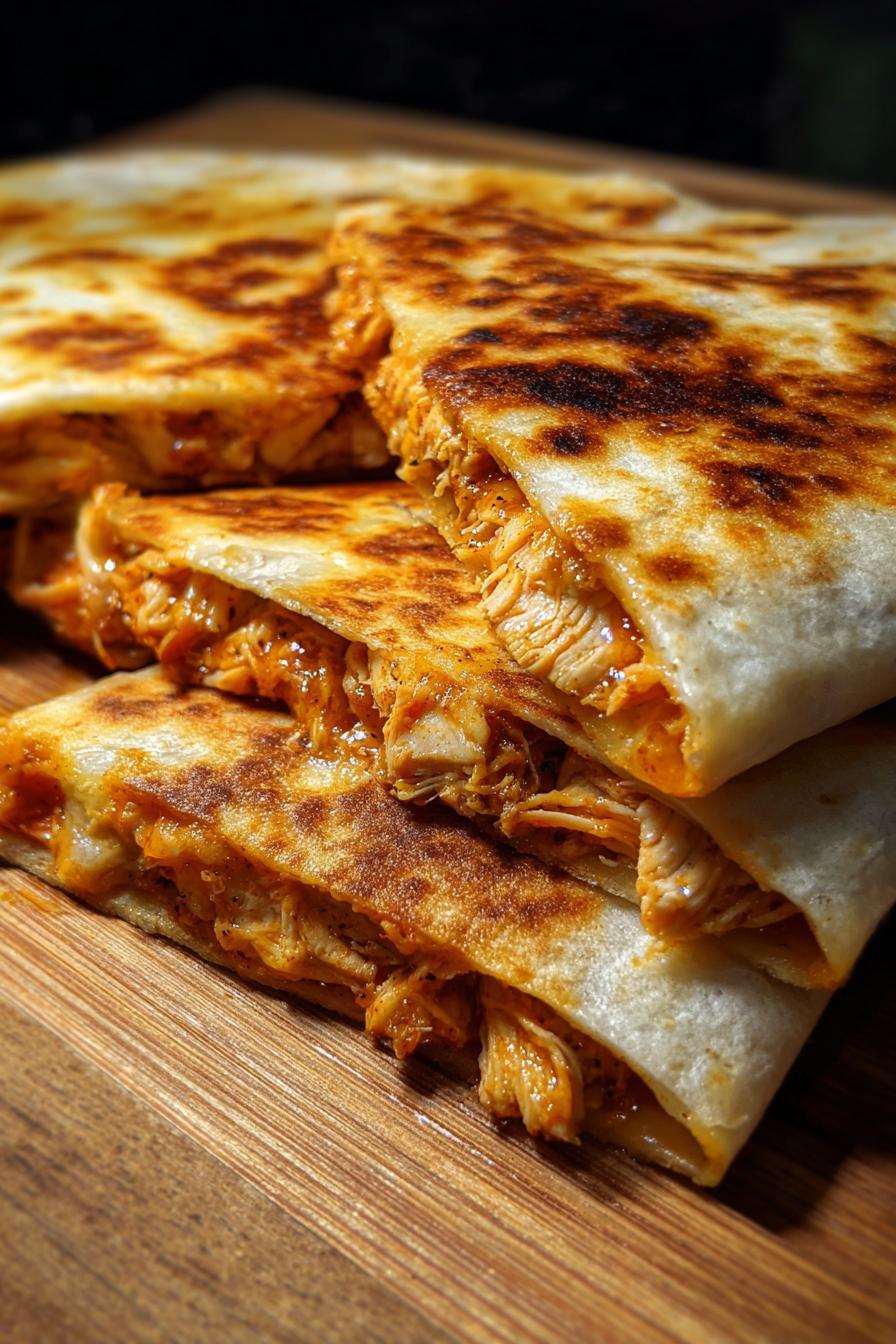 Low-Carb Chicken Quesadillas