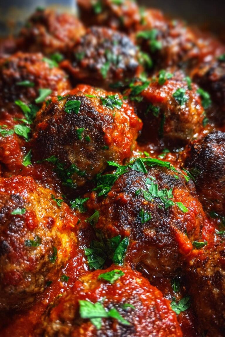 Low-Carb Meatballs with Marinara