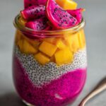 Mango and Dragon Fruit Chia Pudding