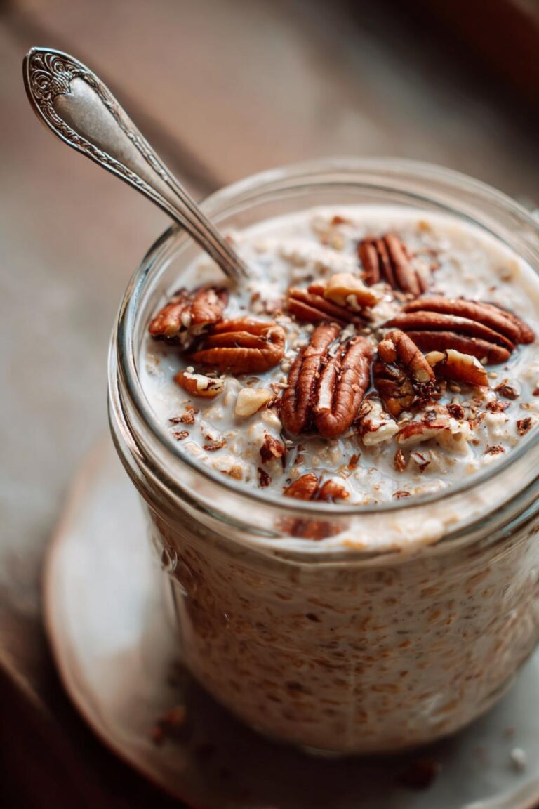 Maple Pecan Overnight Oats