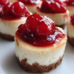 Mini Cherry Cheesecakes