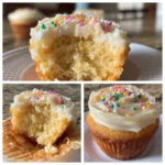 Moist Fluffy Vanilla Cupcakes
