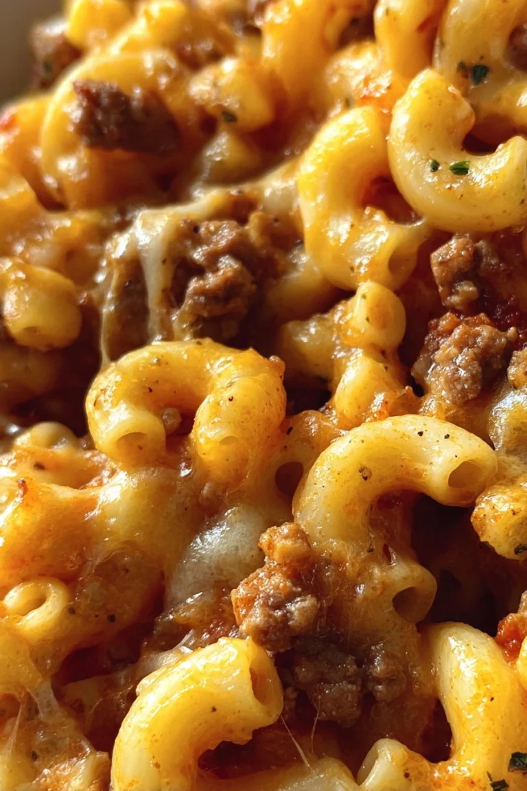 One-Pot Cheeseburger Macaroni
