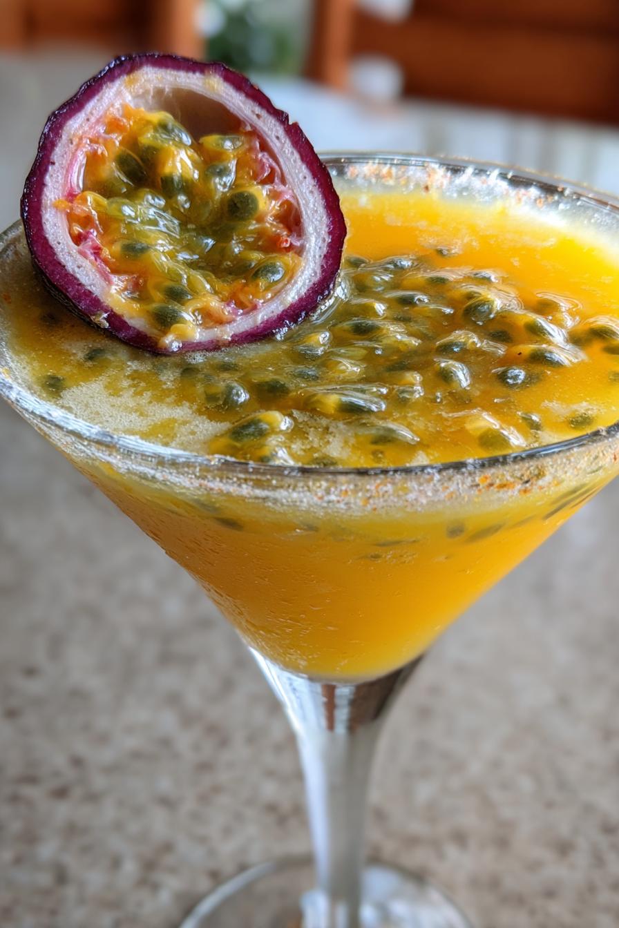 Passion Fruit Martini cocktail