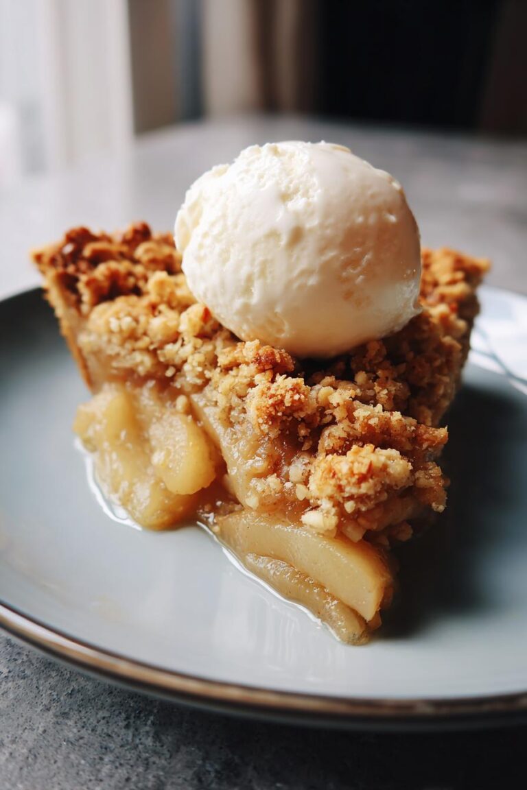 Pear & Ginger Crisp