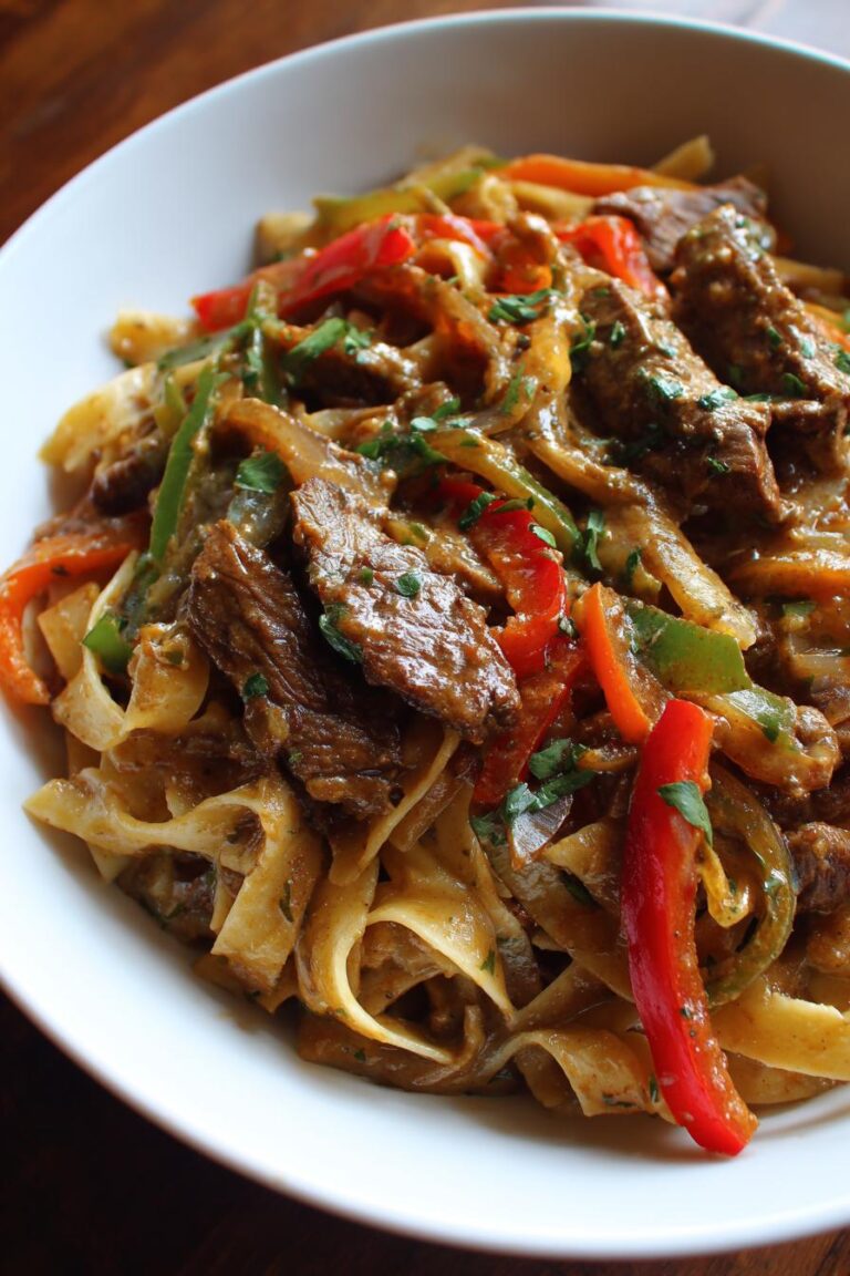Philly Cheesesteak Pasta