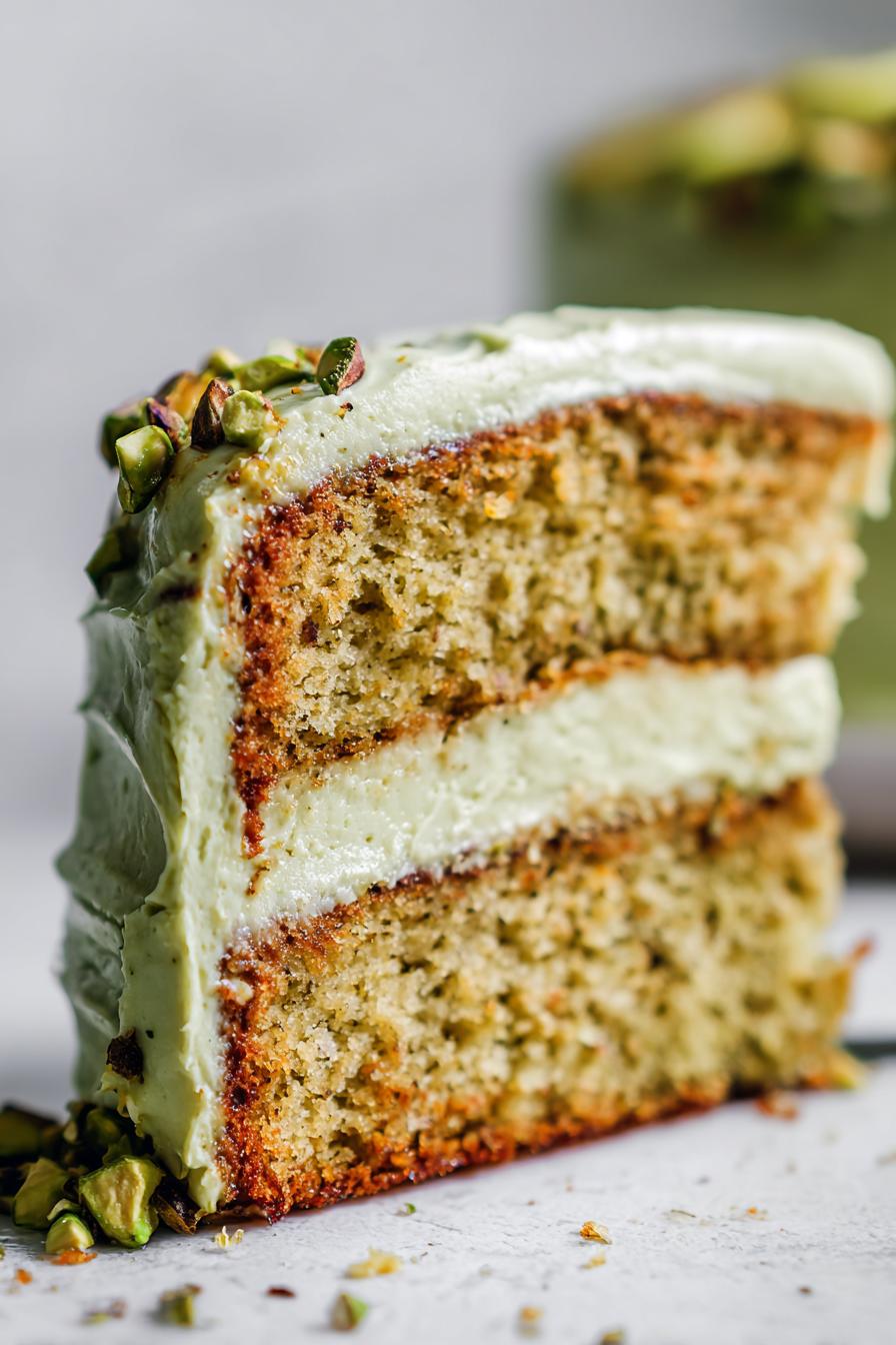 Pistachio Cream Cake