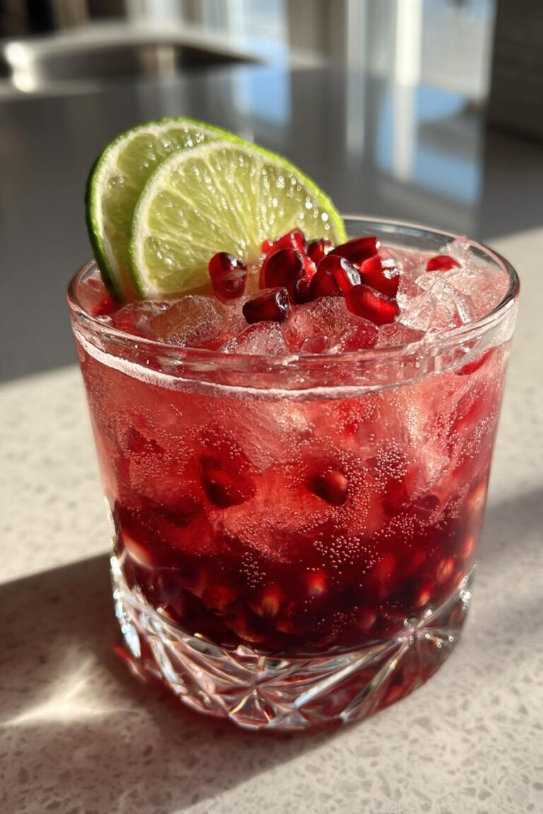 Pomegranate Margarita cocktail
