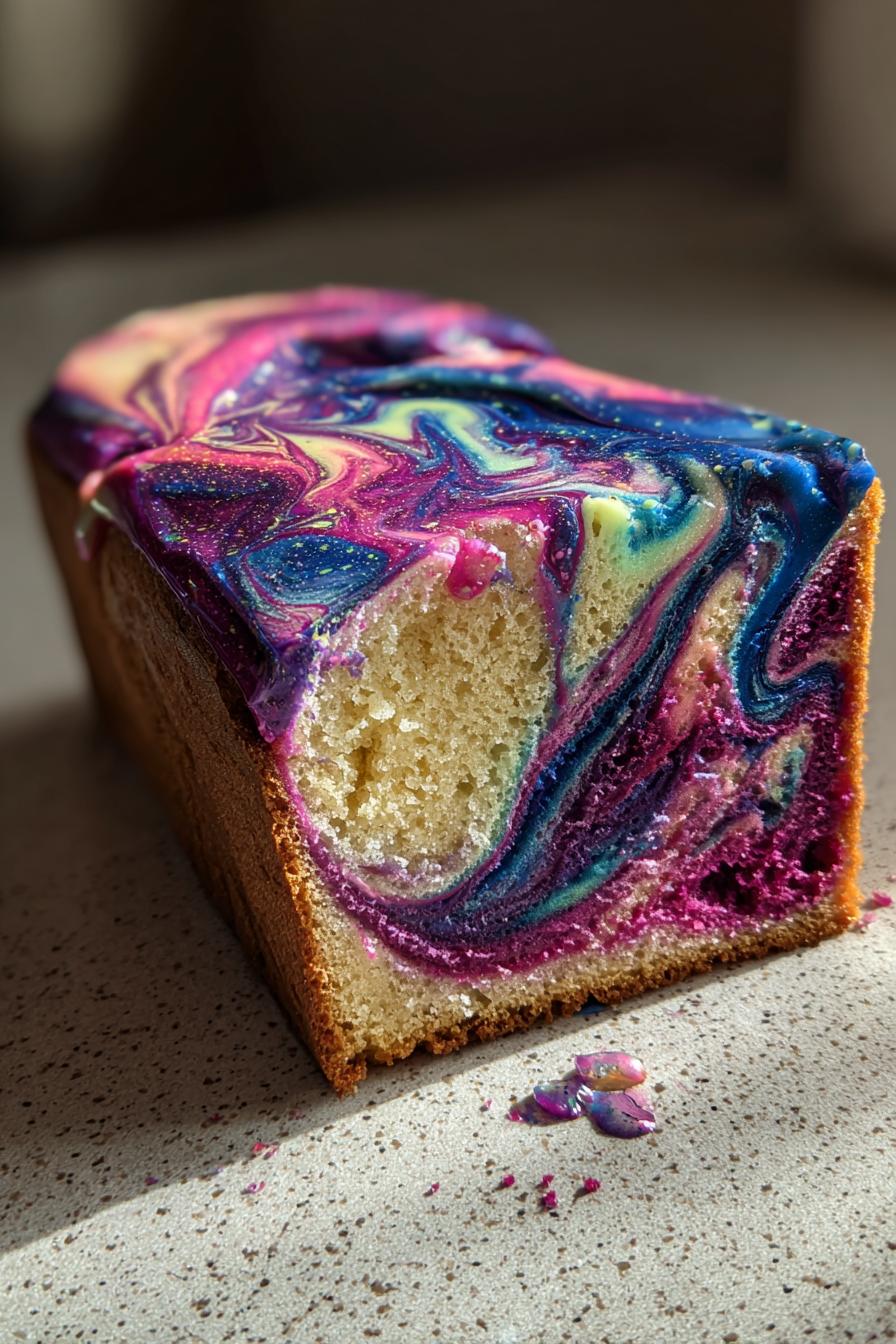Potion swirl marble cake