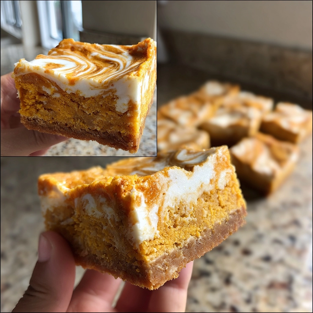 Pumpkin Cream Cheese Bars