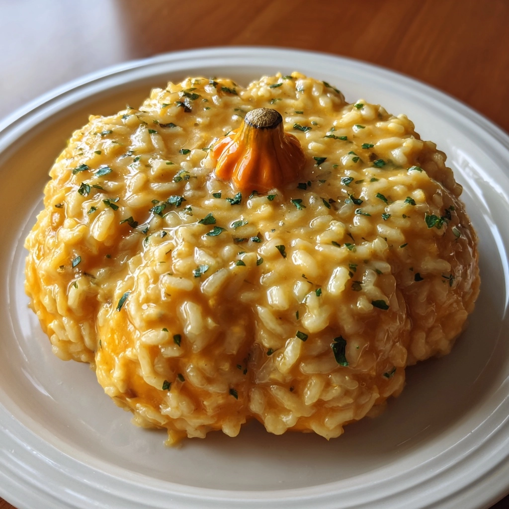 Pumpkin-Shaped Butternut Squash Risotto: A Festive and Cozy Fall Dish