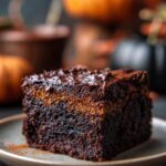 Pumpkin patch fudge brownies