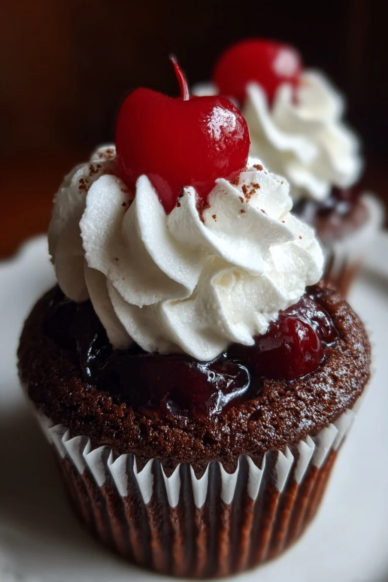 Ridiculously Delicious Black Forest cupcakes