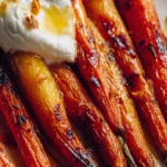 Roasted Carrots with Whipped Ricotta and Hot Honey