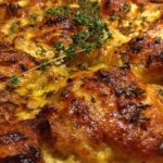 Roasted Garlic Cream Chicken Casserole