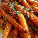 Roasted Garlic Parmesan Carrots