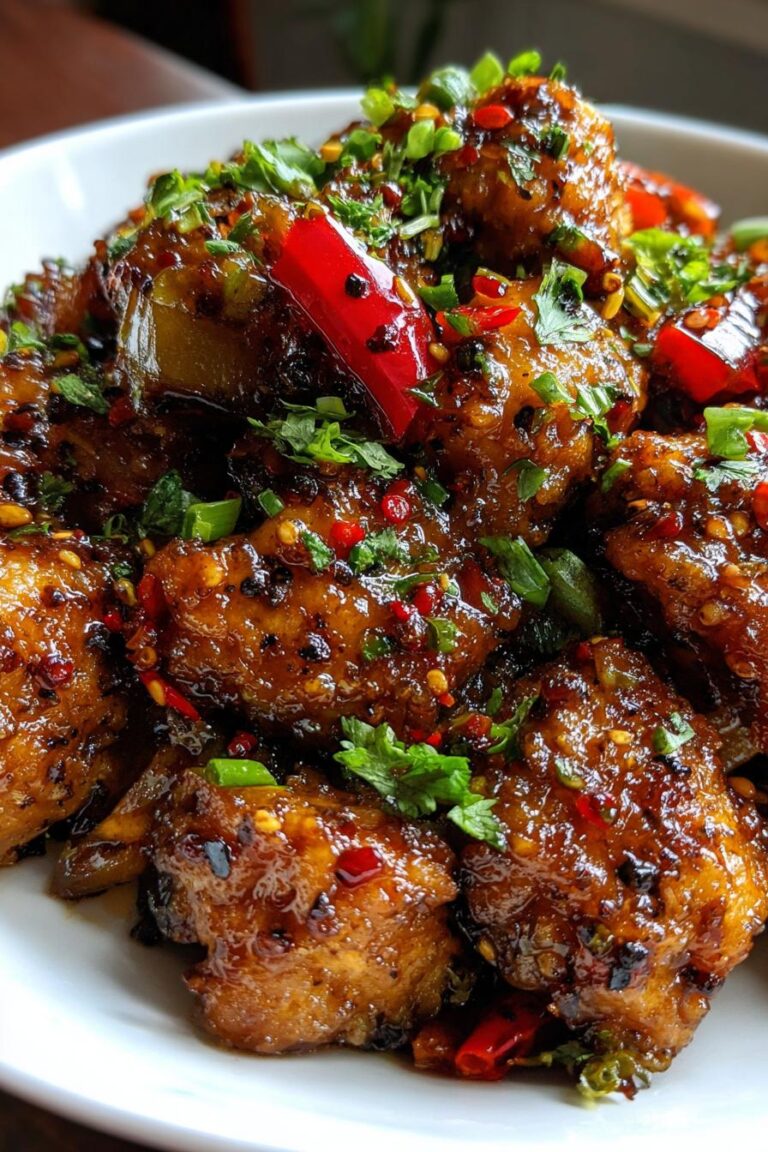 Savory Black Pepper Chicken Delight