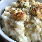 Savory Garlic Butter Cauliflower Mash