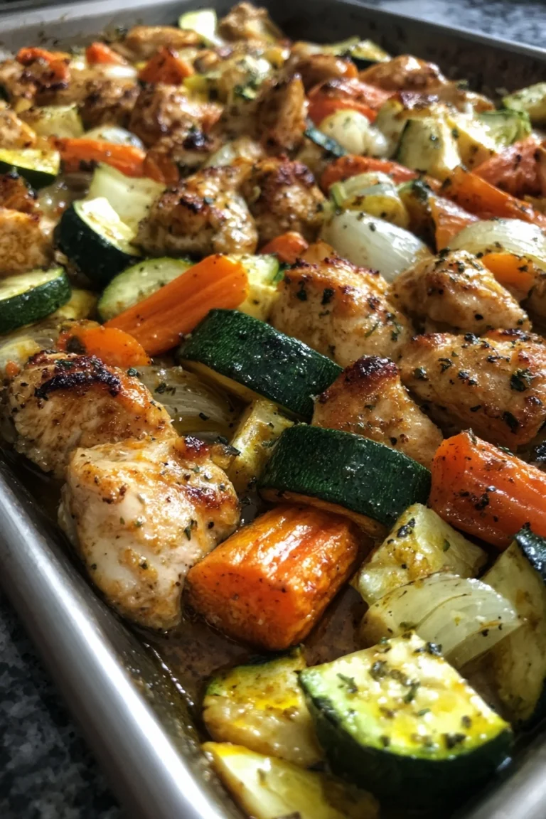 Sheet Pan Garlic Butter Chicken and Veggies