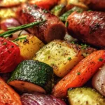 Sheet Pan Sausage and Veggies