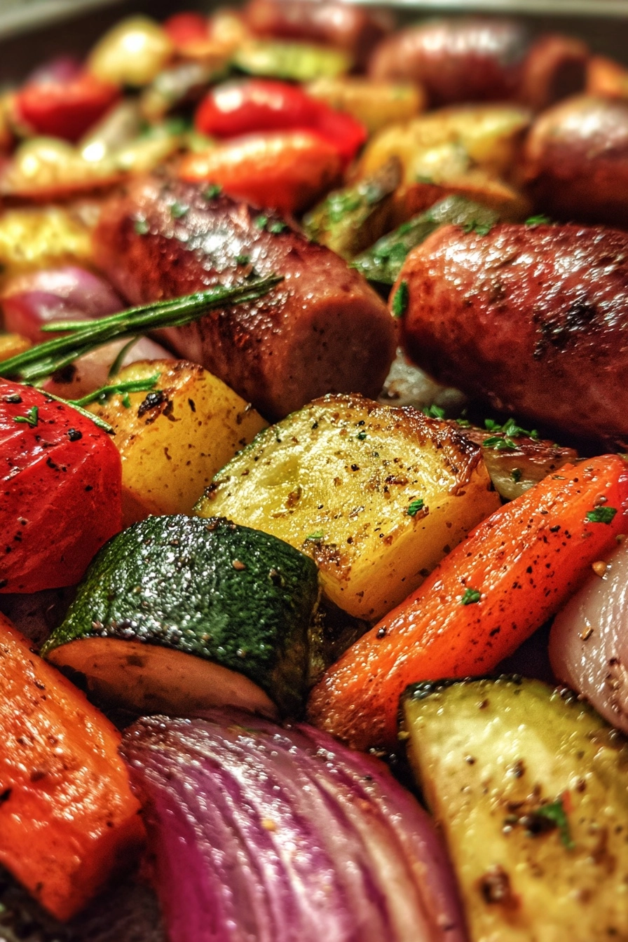 Sheet Pan Sausage and Veggies