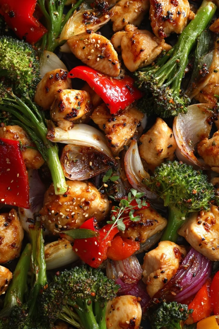 Sheet Pan Teriyaki Chicken and Veggies